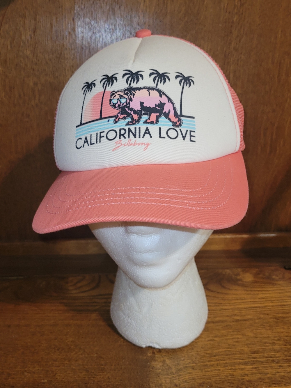 Billabong "California Love" Pink Trucker Hat